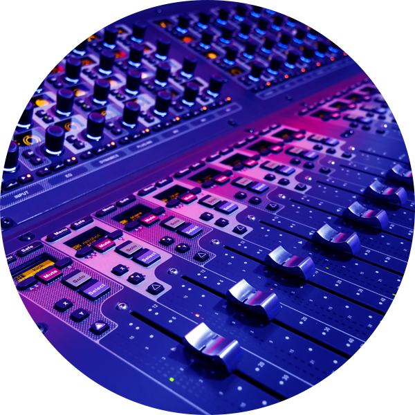 inset circle purple soundboard